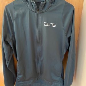 Nike Elite Grey Zip Up Hoodie size Large